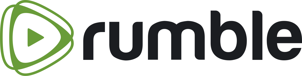 Logo da plataforma Rumble rede social de vídeos